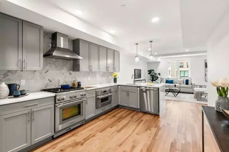 Condo kitchen remodel in Boston, MA by Honorato Company