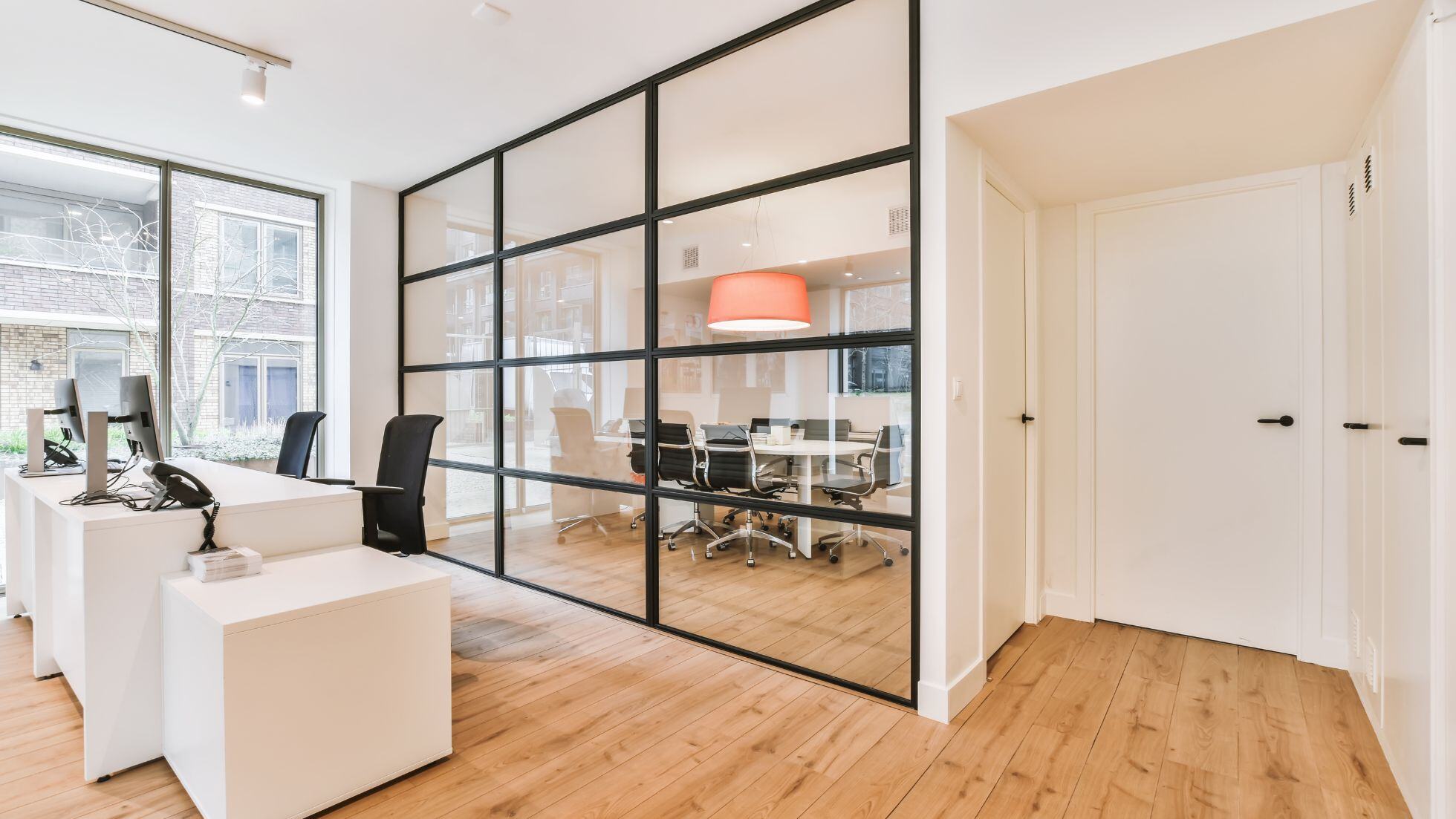 Spacious Office Room Design by Honorato Company